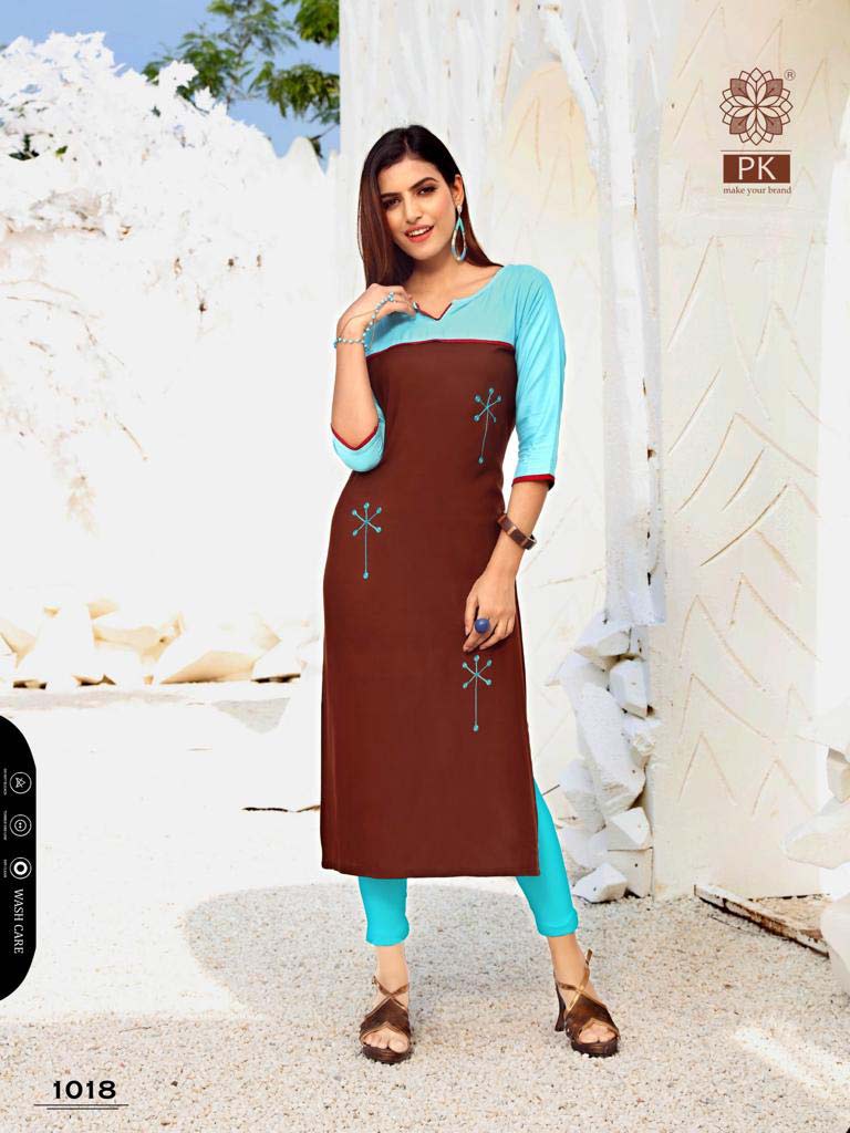 Pk Lifestyle Vol-2 Rayon Print Wholesale Kurti Pk Lifestyle Vol-2 Rayon Print Wholesale Kurti